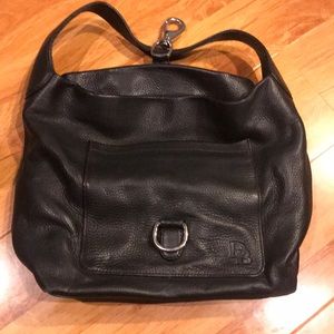 Dooney & Burke black leather purse.